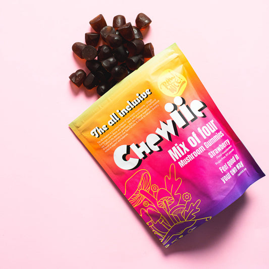 Chewiie – The All-Inclusive Four Mushroom Mix Gummies